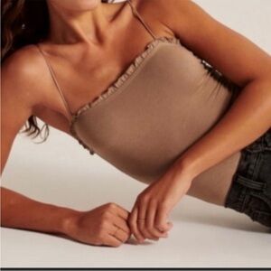 Abercrombie Tan Bodysuit